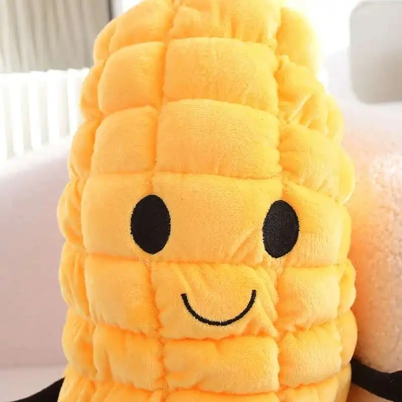 New Cute Lovely Plants Corn Plush Toy Stuffed Plush Toy Cushion Birthday Gift Vegetable Fruit Plush Pillow