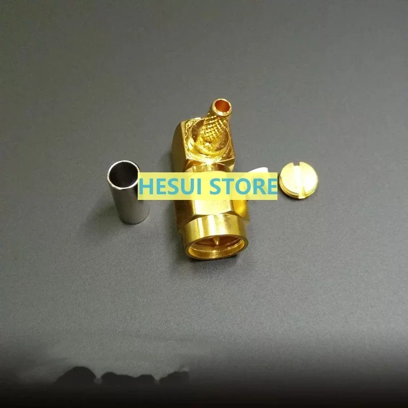 1/3/5pcs RF coaxial connector SMA-C-JW1.5 SMA elbow inner screw inner needle to RG316 50-1.5 line