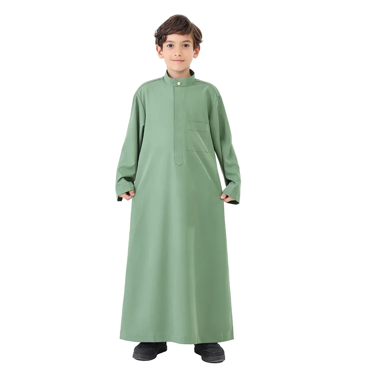 Ramadan Muslim Boys Kids Long Robe Jubba Thobe Eid Djellaba Saudi Arabic Boy Child Clothing Islam Dubai Abaya Turkey Kaftan Gown