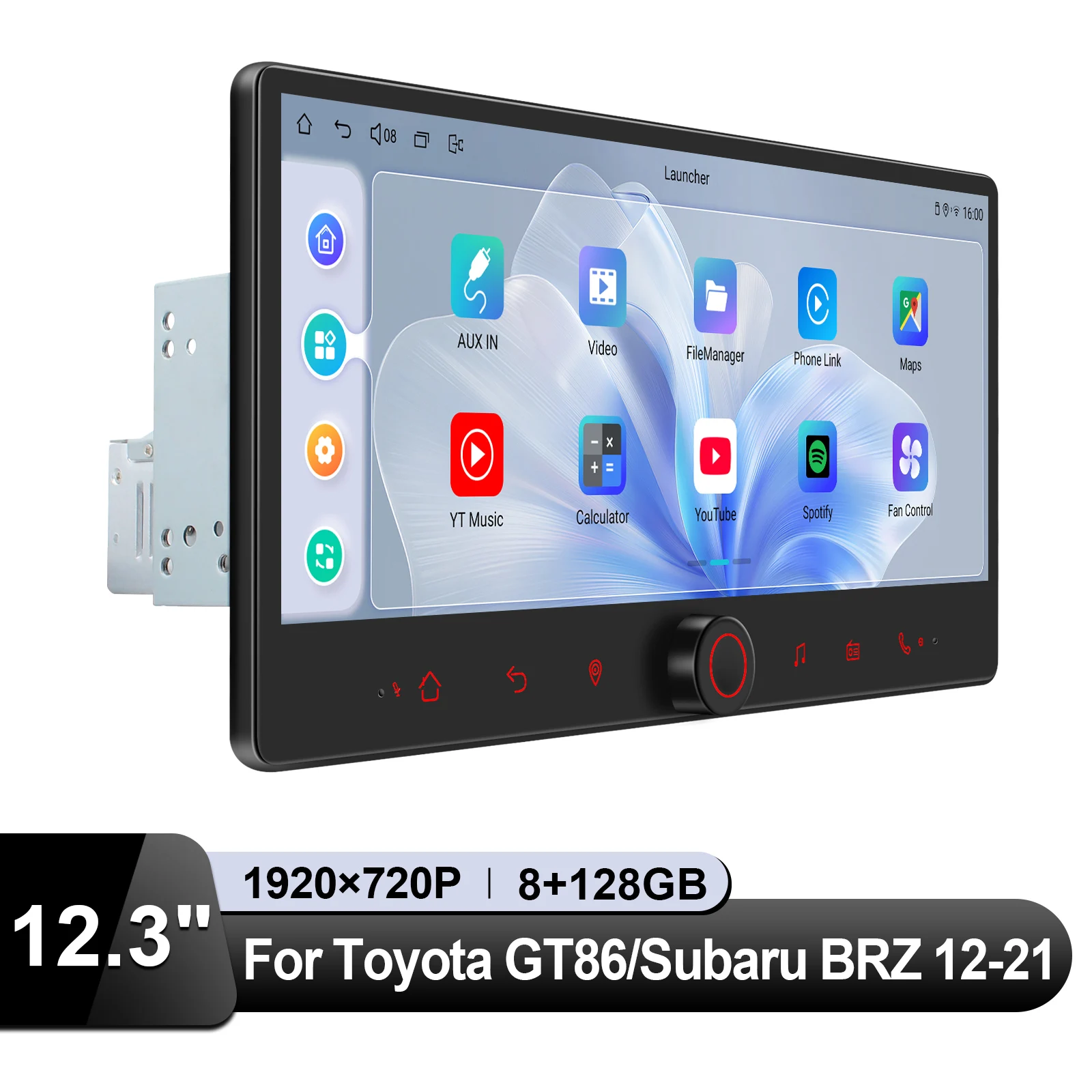 راديو السيارة الجديد 12.3 بوصة يعمل بنظام أندرويد 13 ستيريو متعدد الوسائط Carplay لسيارة Toyota GT86 Subaru BRZ 2012-2021 مناسب للمحرك الأيمن الأيسر #2