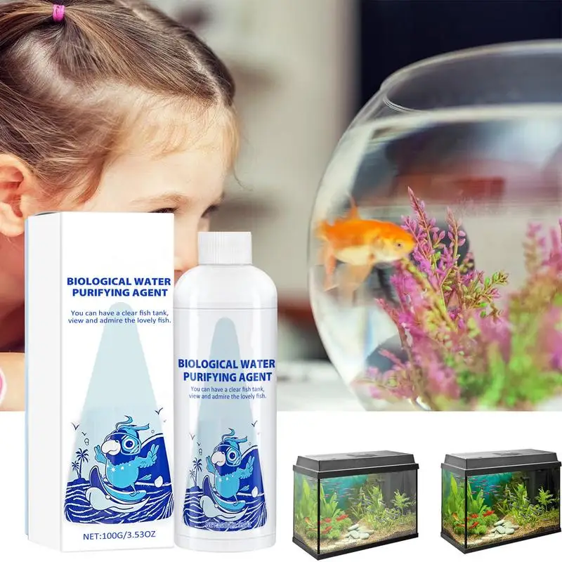 Moss Remover Powder Natural Aquarium Algae Removal Powder Fish Tank Cleaning Powder Portable Water Purifying Tool Moss Control