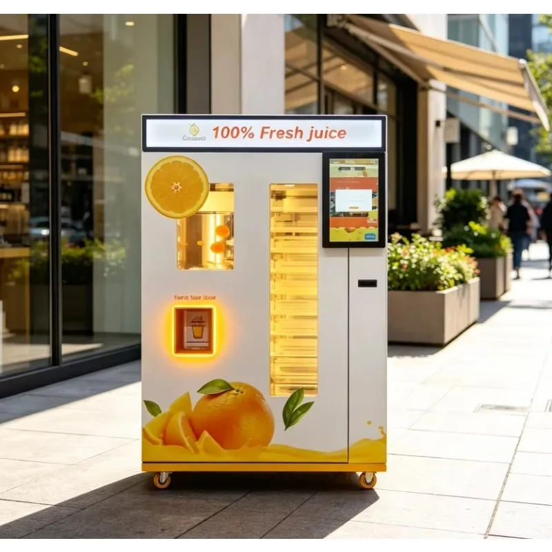 2026 New Self Squeeze Orange Juice Vending Machine Commercial Automatic Vendor Customized