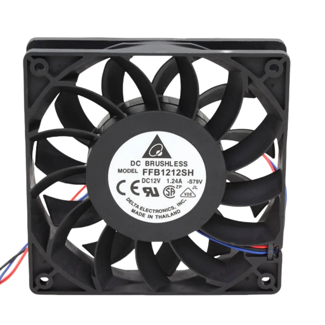 120mm 12cm High Speed Cooling Fan for Delta FFB1212SH 12025 12V 1.24A 3-pin Server Inverter Case Axial Cooler Industrial Fans