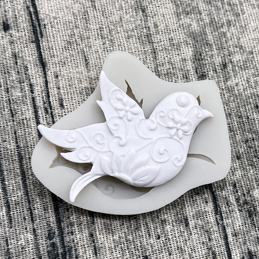 Dove Silicone Mold Sugarcraft Chocolate Cupcake Baking Mold Fondant Cake Decorating Tools