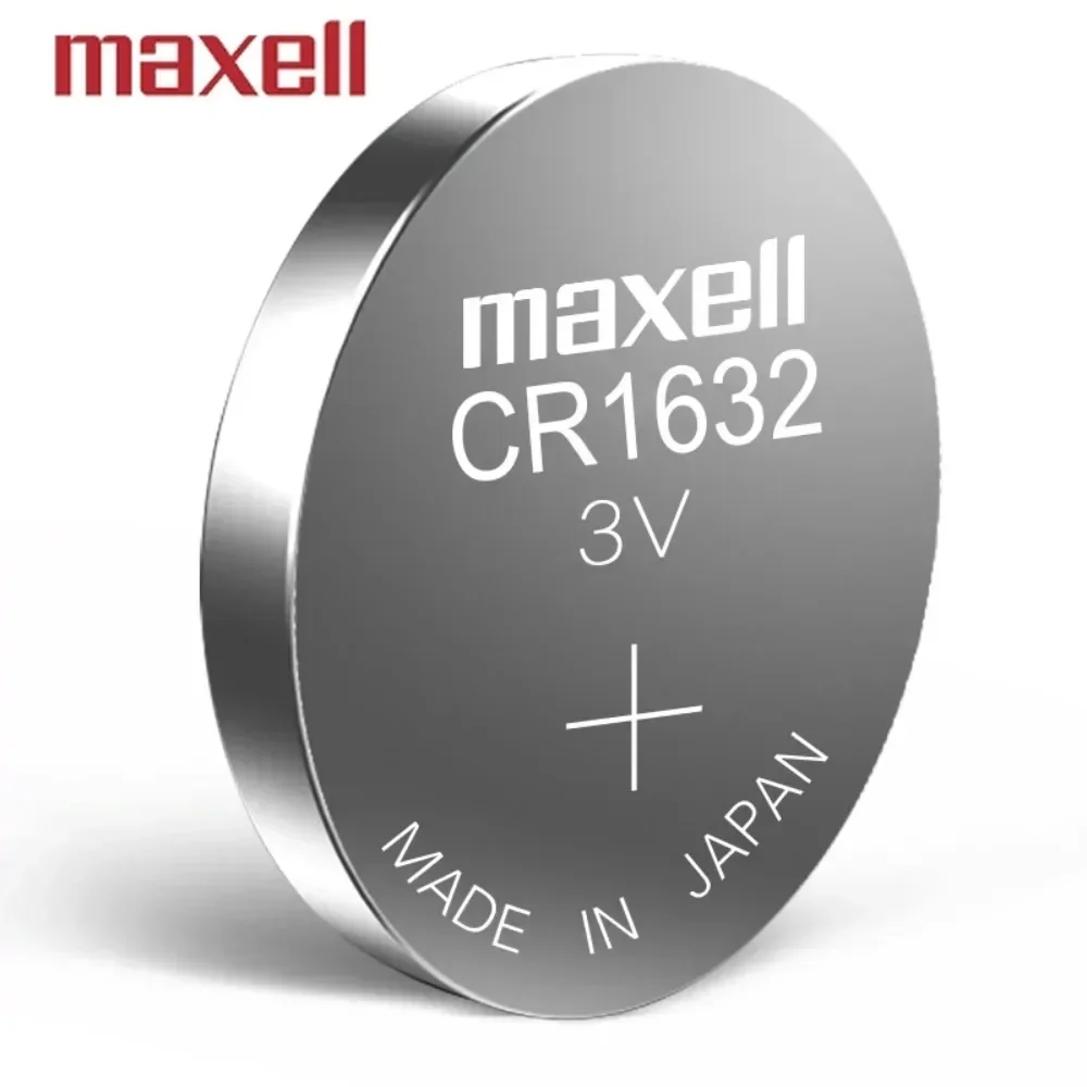 5PCS Original-MAXEII CR1632 Lithium Battery CR 1632 ECR1632 DL1632 Button Batteries Cell Coin for Watch Electronic Toy