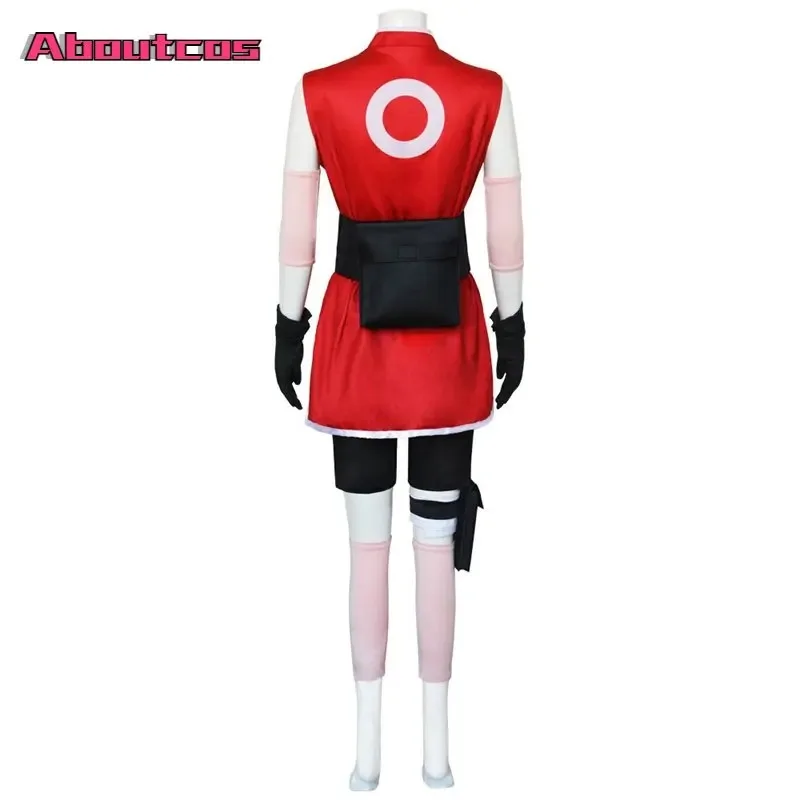 Bear's Den Aboutcos Anime Ninja Xiao Ying Cosplay Costume Skirt Outfit Kunai Props Sakura Halloween Carni New 2025