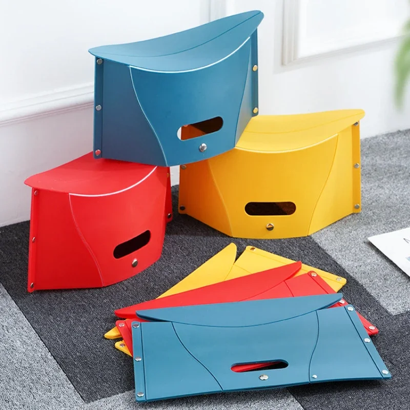 New Folding Stools, Outdoor Travel Trains, Portable Portable Benches, Ultra-thin Paper Sheets with Strong Weight Resistance