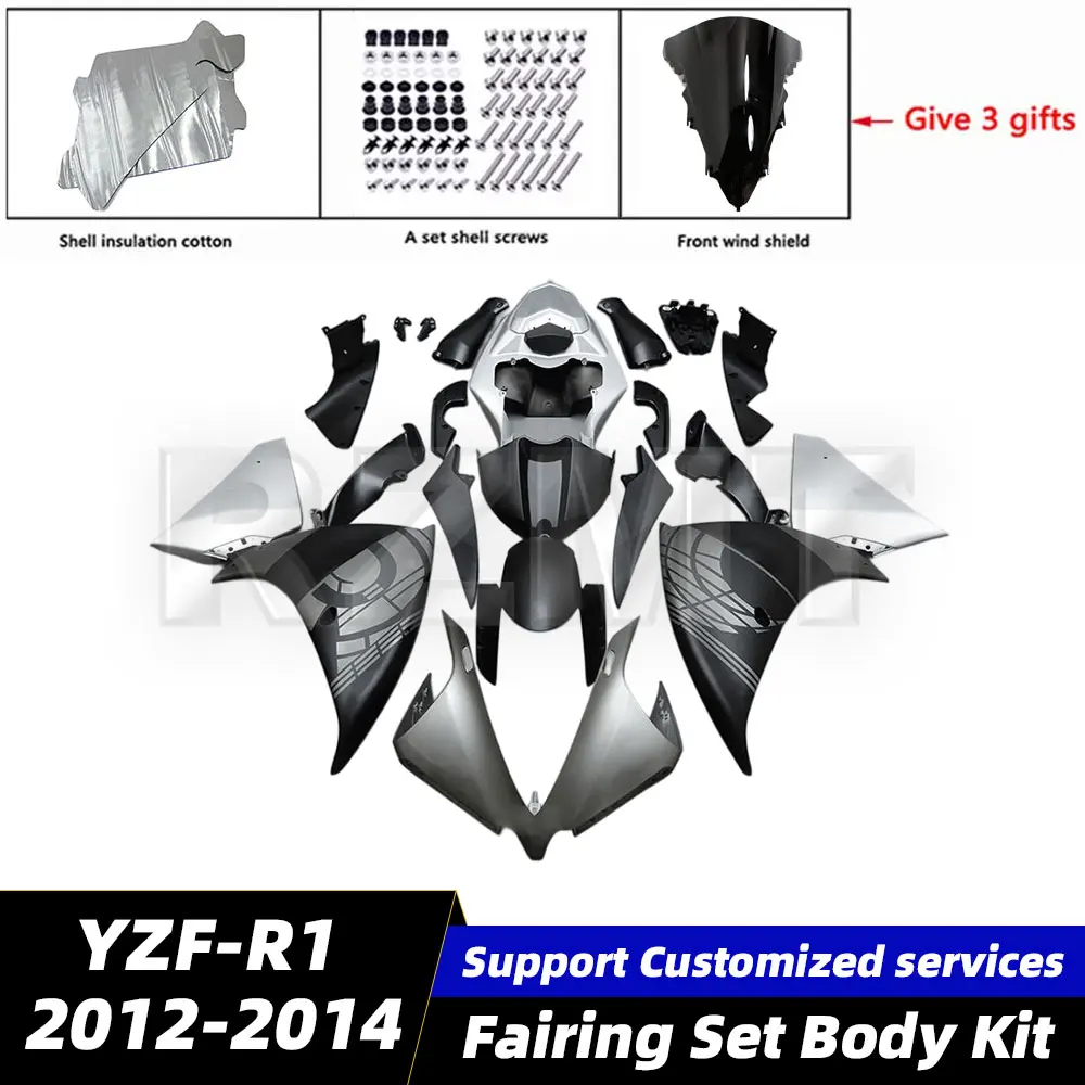 

Комплект обтекателей для мотоцикла для YAMAHA YZF-R1 2012-2014, комплект кузова, аксессуары для литья корпуса YZF-R1 12-14 Y1013-101a