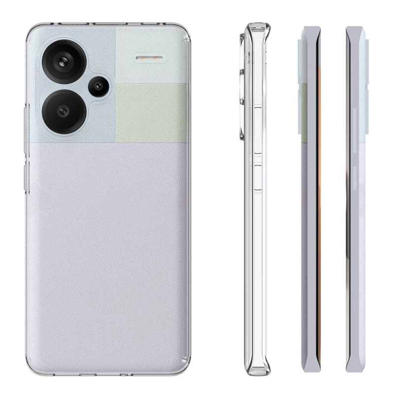 Ultra Thin Case for Xiaomi Redmi Note 13 Pro Plus 5G Clear Silicone TPU Soft Back Cover Phone Case for Redmi Note 13 Pro Plus 5G