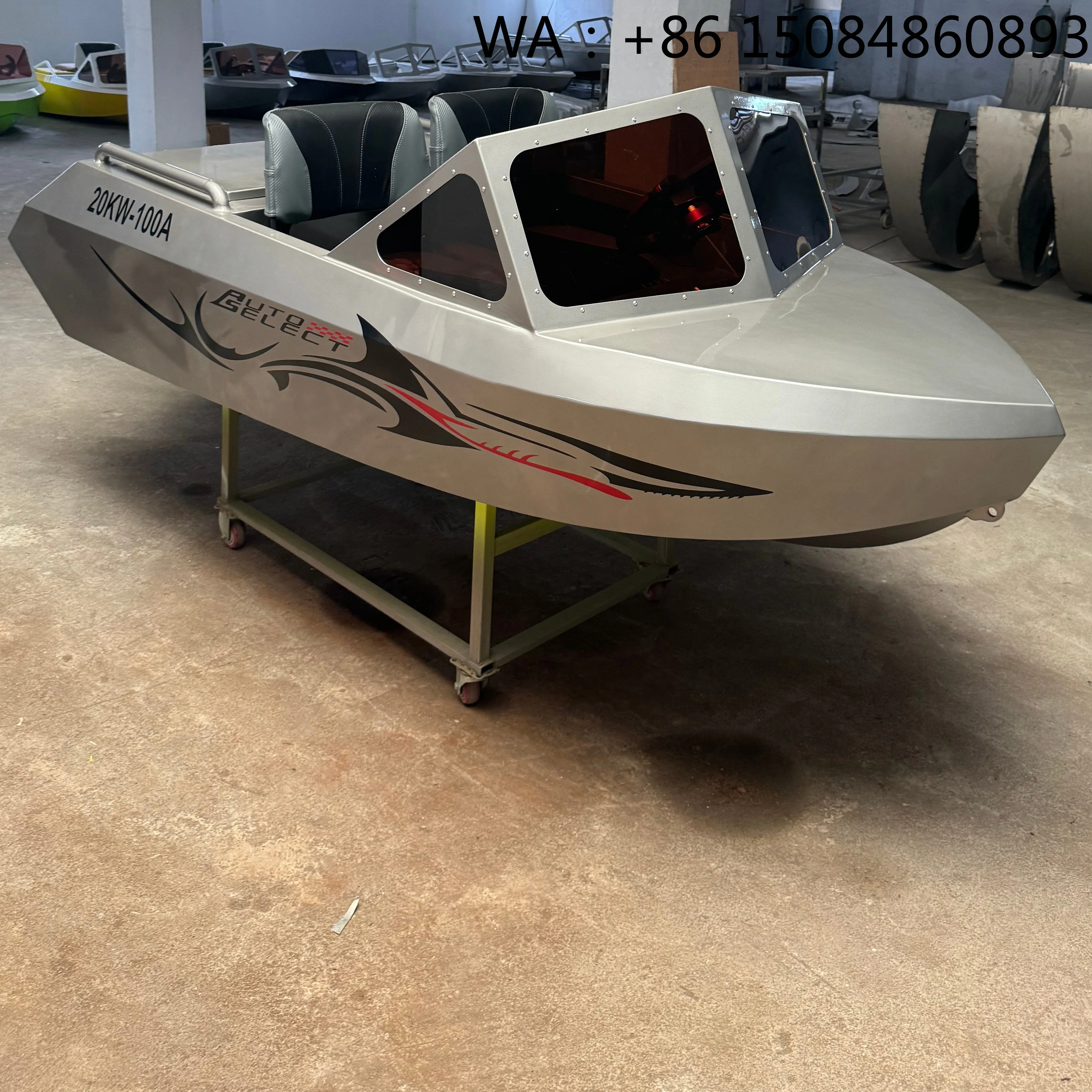 Quiet Operation Durable Water Kart Boat, Wear Resistant Power Component Long Service For Daily Water Recreation