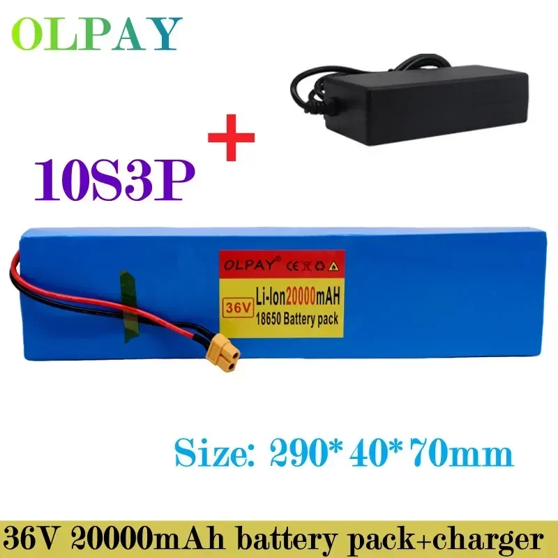 Batterie 10S3P 36V 20000mAh pour Scooter électrique Mijia M365, avec chargeur, nouvelle collection