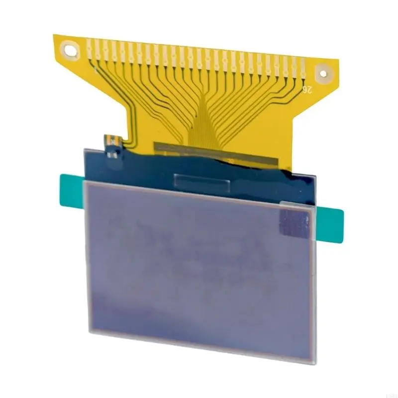 D5BE Instrument Panel Center Display Replacement Screen, LCD Cluster Screen Part with Ribbon Cable for Dashboard Restoration and