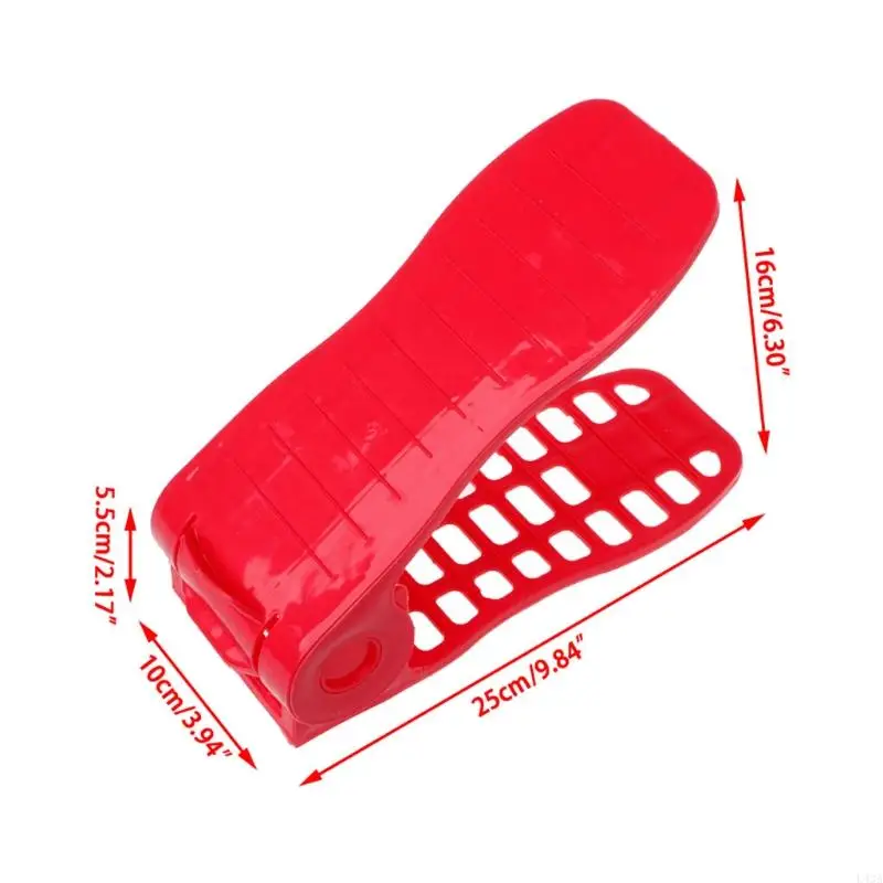 

L43A Home Shoes Base Saver Регулируемая двухслойная стойка для хранения стойки