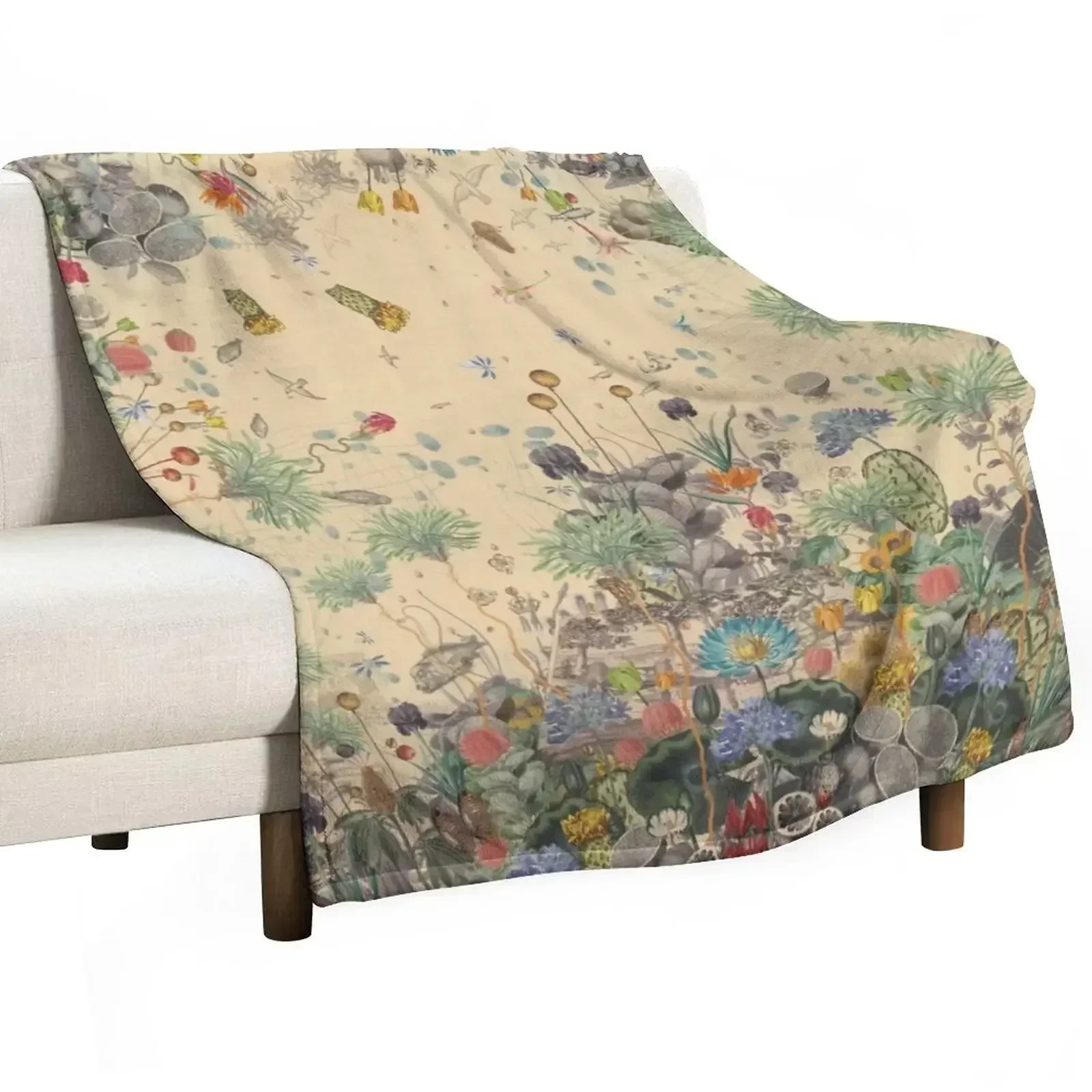 Garden Surround Throw Blanket Designers Furry Warm Blankets