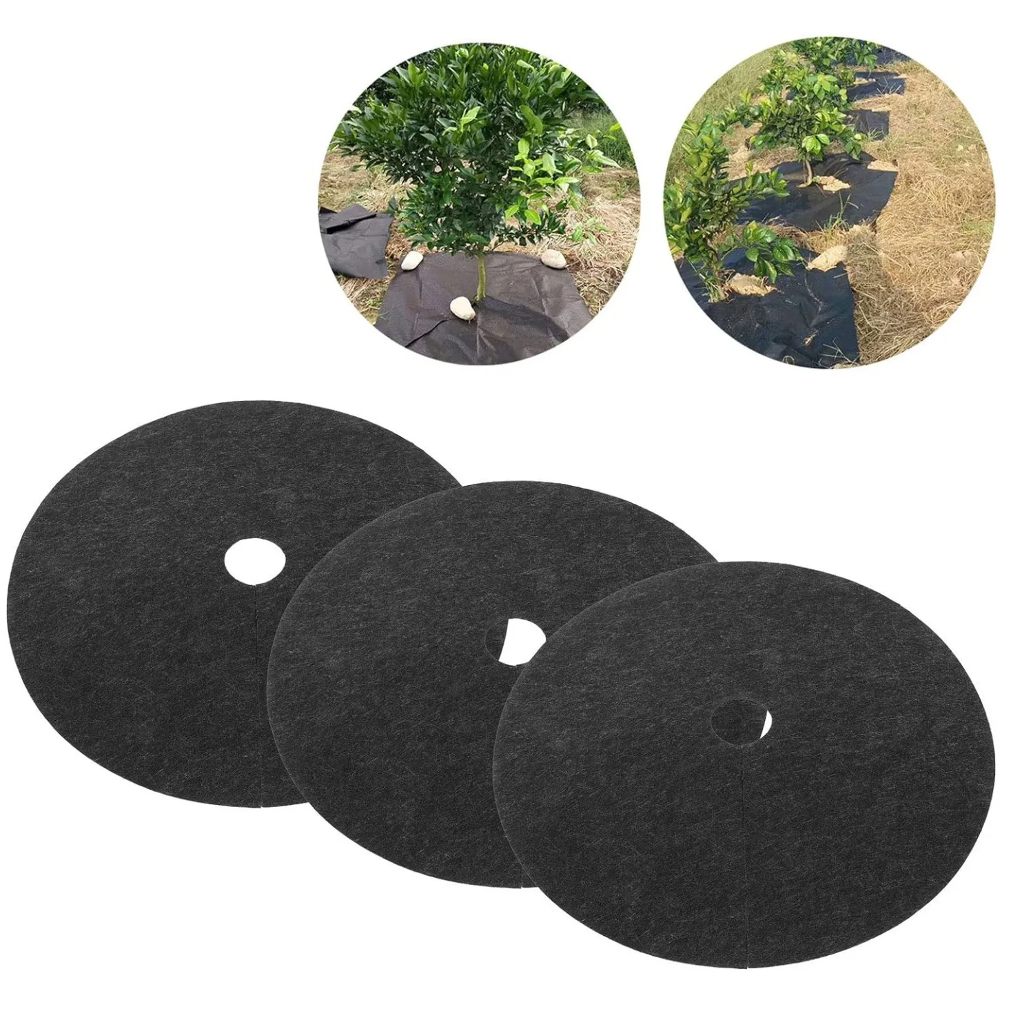 Horticultural Non-Woven Fabric Ecological Weed Control Fabric With Breathable And Moisture-Retaining Function Film