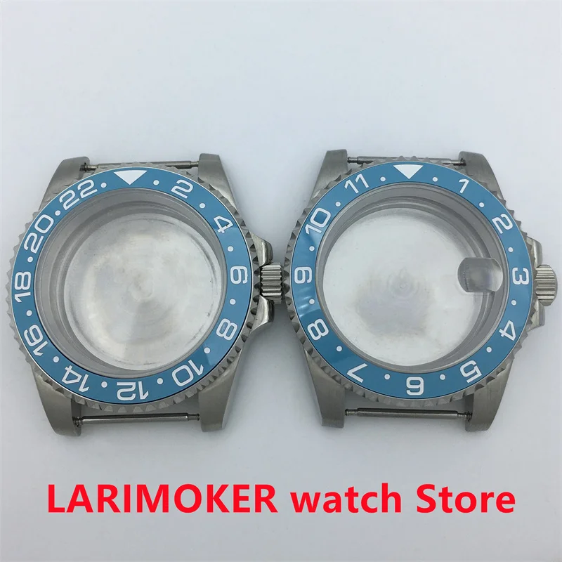 

BLIGER 40mm Silver Case Sapphire Glass Blue Ceramic Bezel suitable for NH35 NH36 ETA2824 Seagull ST2130 PT5000 movement