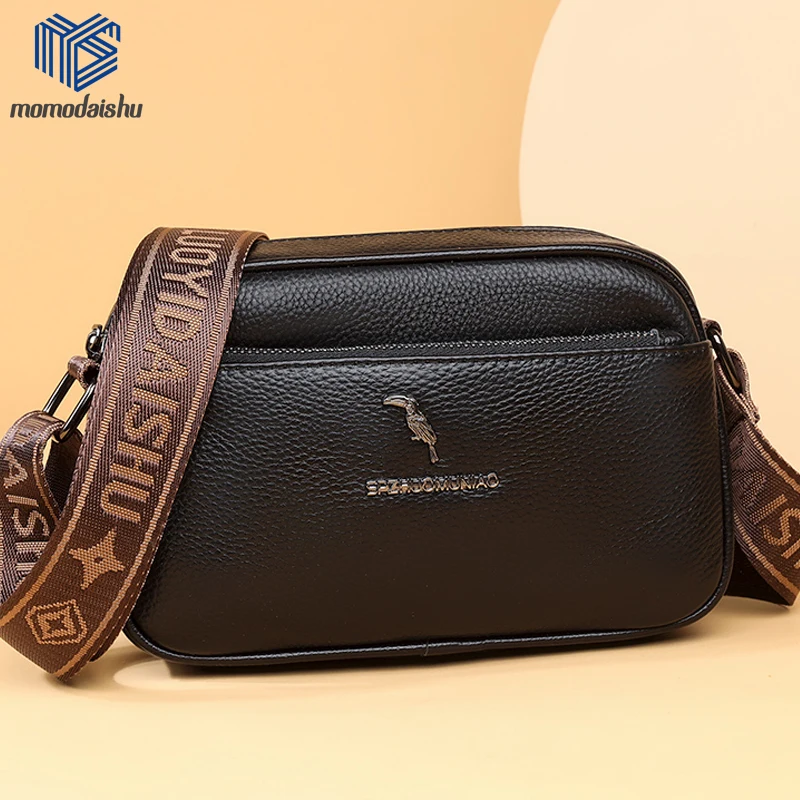 

2023 New Soft Leather Shoulder Messenger Bag Women's Designer Mobile Phone Zero Wallet Handbags Bags For Wome Cowhide Bags