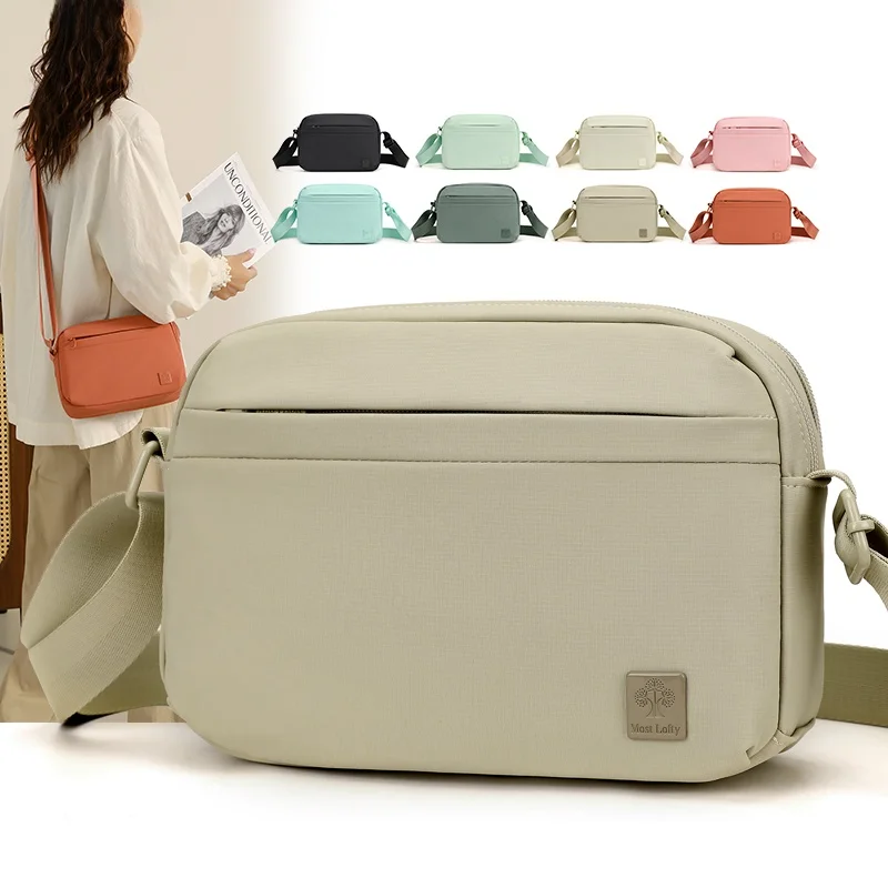 

Ladies Ox Nylon Crossbody Bag Lightweight Commuter Coin Purse Large Capaci Casual oulder Bag for Mothers