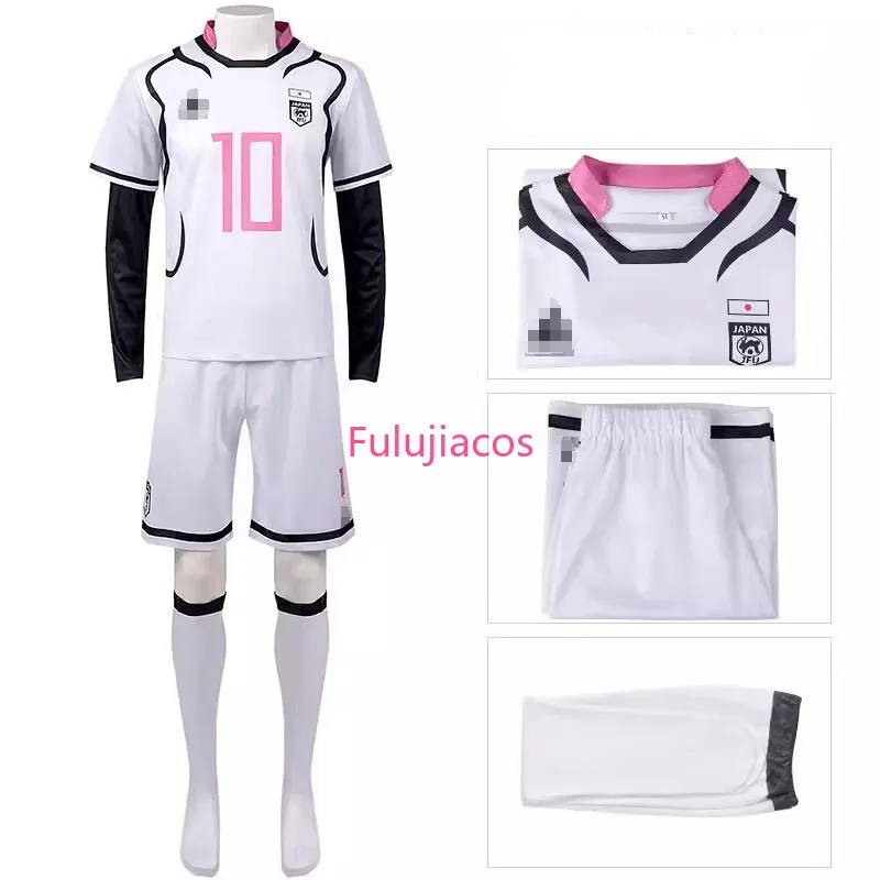 

No.10 Sae Itoshi Cosplay Costume Soccer Jersey U20 Uniform