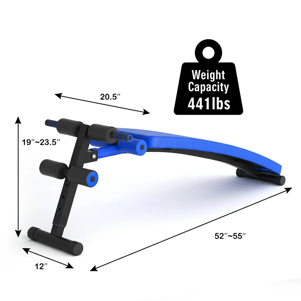 

Popular Cheap Upgraded All-in-One Quick-Install Sit up Bench for Home Office Gym Use