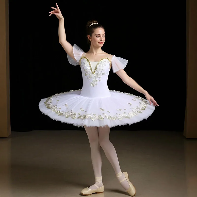 summer-family-matching-outfits-tutu-mother-kids-ballet-leotard-dress-girl-dance-costume-mom-daughter-women-clothes-girls-dresses