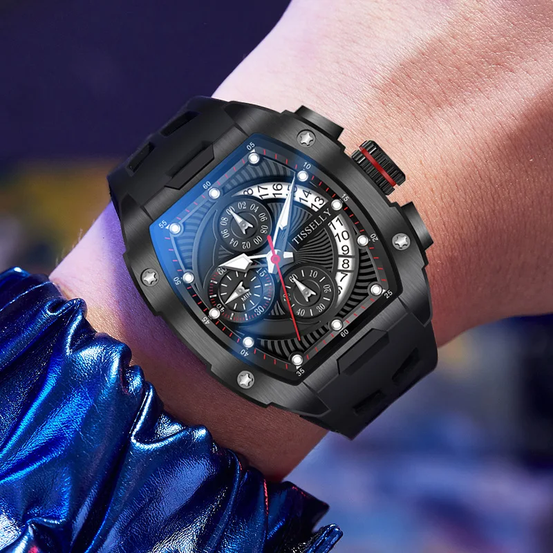 2024 New Design Luxury Watch Men Sport Fashion Quartz Waterproof Moon moonswatch erkek kol satleri