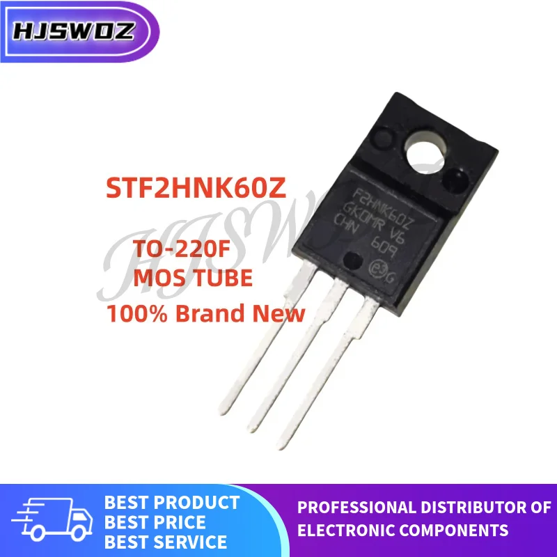 10Pcs/LOT Brand New STF10NM60N STF30NM60ND STF4N90K5 STF13N65M2 STF2HNK60Z TO-220F MOS Transistor
