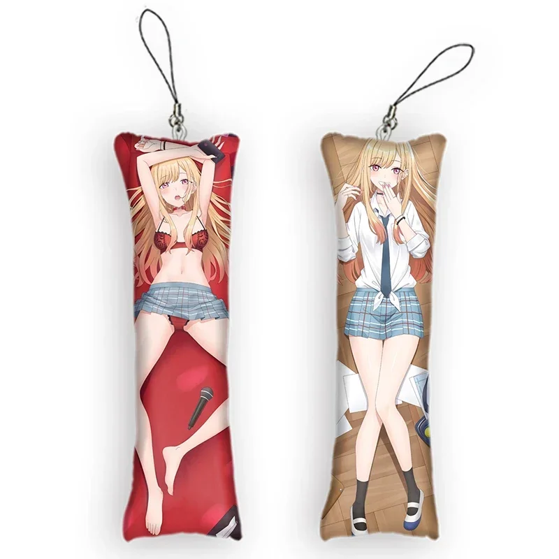 

Fashion4x12cmDakimakura Mini Keychain Anime Full Body Pendant Cos Name Anime Keychain