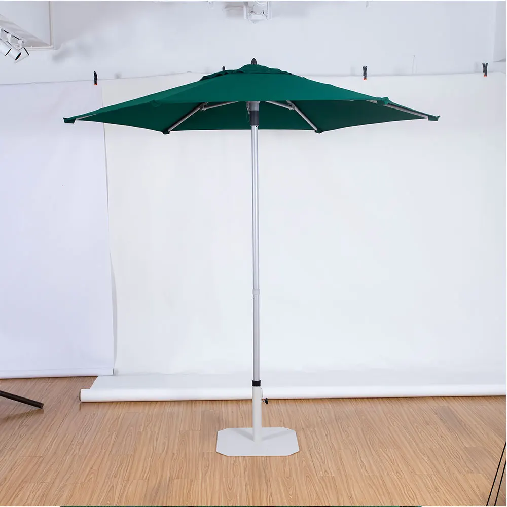 MIA Outdoor Sunshade Commercial Aluminum Parasols Market Parasols Patio Garden Umbrellas for Beach