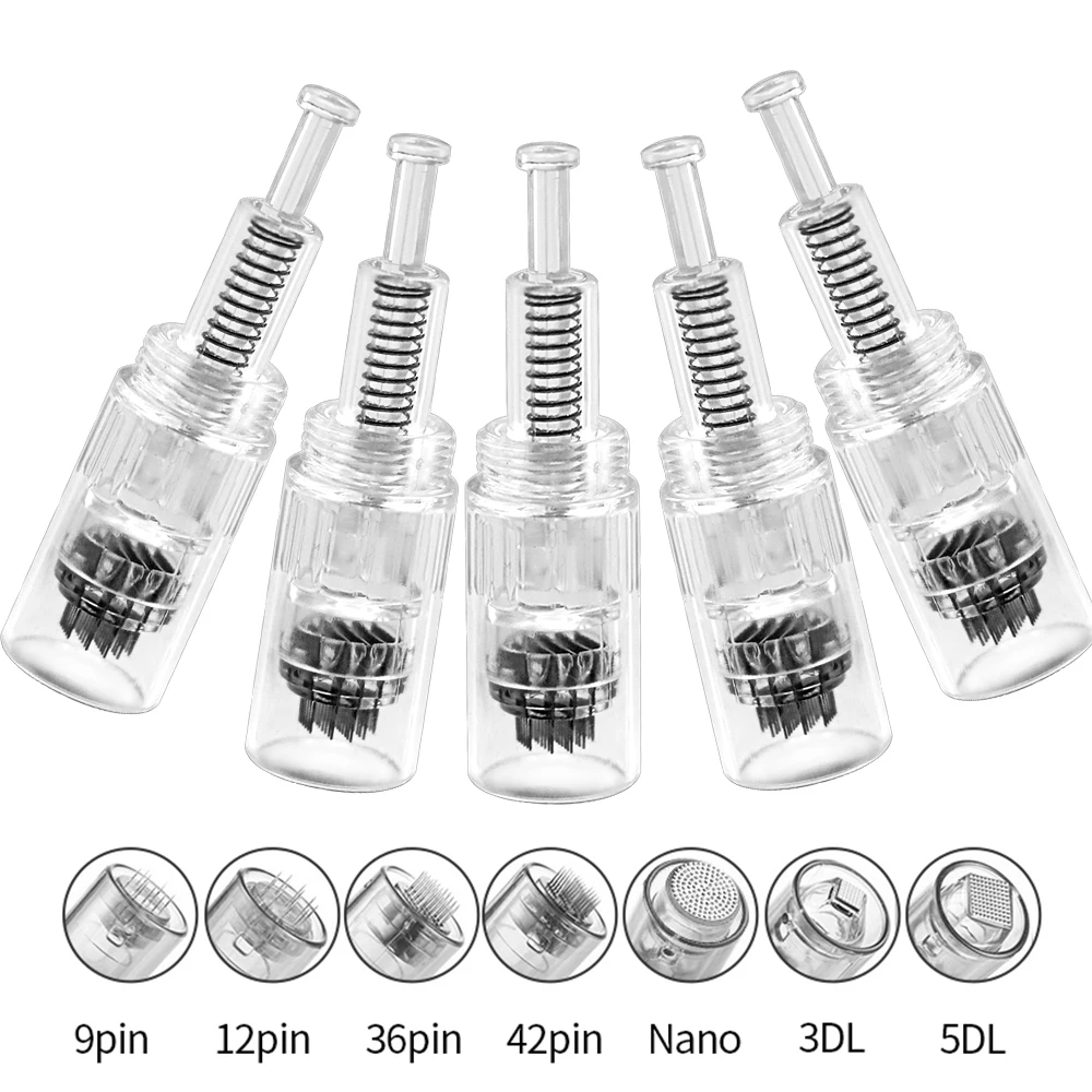 

5/10 шт. Ultima Dr.imp, сменные картриджи для ручек, микроигла 11/16/36/42, круглый набор для микронидлинга для мезотерапии, винт, валик для татуировки
