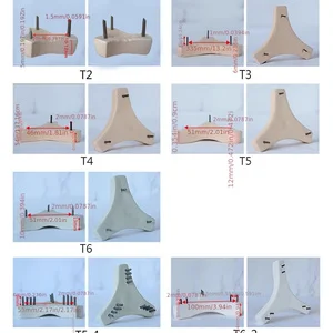 Pottery tools kiln fire-resistant nails T-shaped nails triangle nails kiln furnace high temperature base reusable kiln Stilts