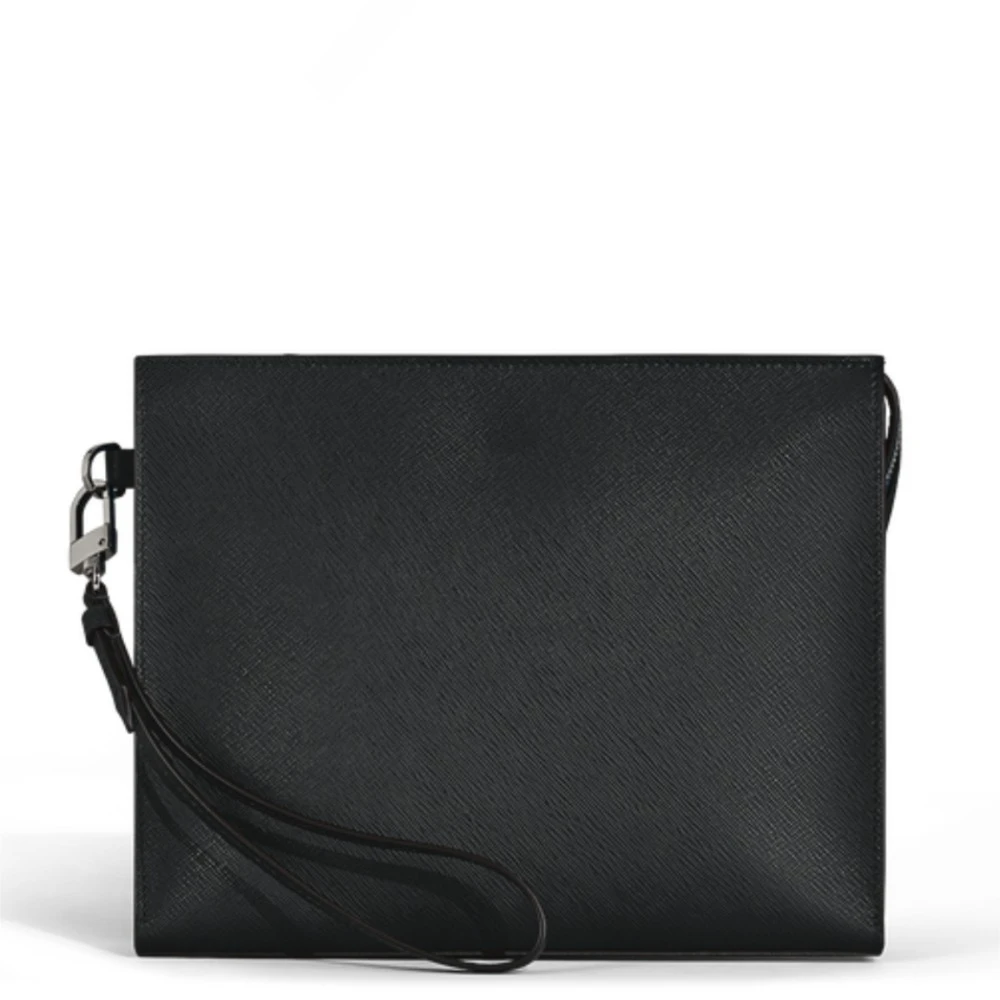 

Luxury Mens Leather Clutch Wallet Business Multi-Card Holder Portable Ultra-Light Slim Handheld Clutch Fashion Casual for Gift