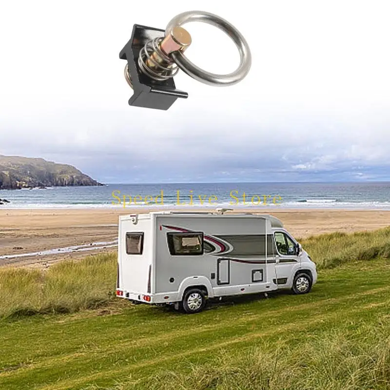 

547C Высокопрочный алюминиевый аксессуар для гусеницы 4000LB Прочность на разрыв Коррозионностойкие монтажные кольца для груза