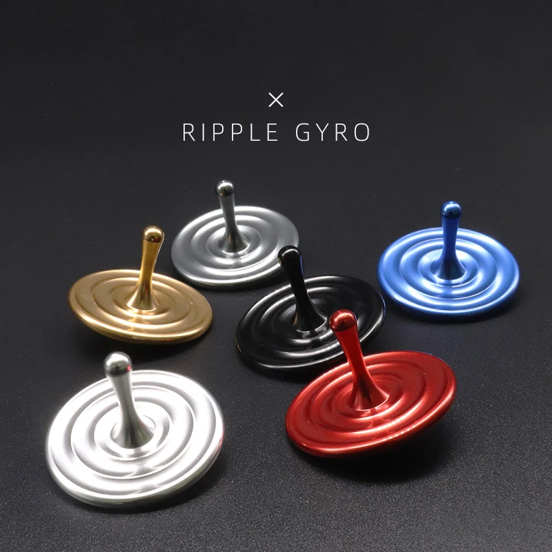 Mini Alloy Water Drops Hand Twisting Fingertip Gyro Desktop Spinning Stress Relief Toys Adult Children Fun Small Whirlwind Toys