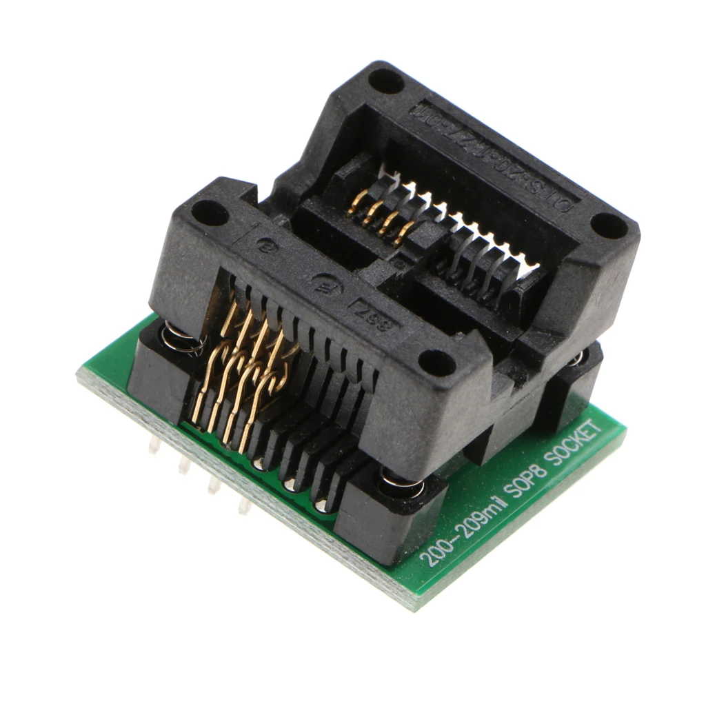 SOP8 Programmer to DIP8 Converter Module Board Durable Adapter Electronic Component for Chip Reading
