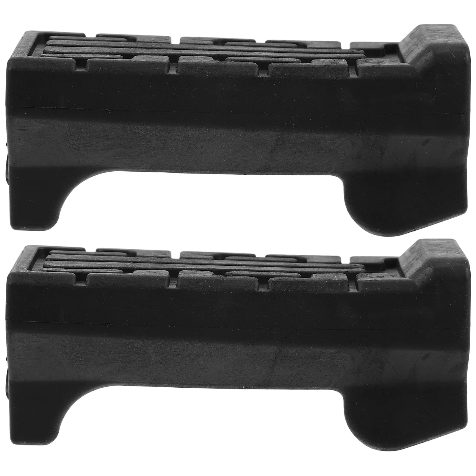 

1Pair Front Motorcycle Foot Pegs Rubber Anti-Slip Footrest Heavy Duty Footrest Pedal Replacement Motorcycle Parts Fit