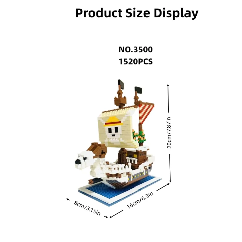 1500+ PCS Ship Building Block Toys Set - 4 Classic Cool Playable Collectible Models for Holiday Gift view 6