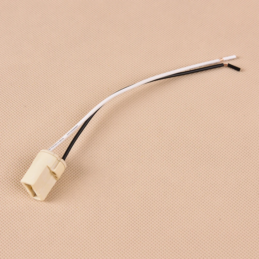 【F】1PC G9 Socket Cable Ceramic Connector LED Halogen Light Lamp Bulb Holder Base