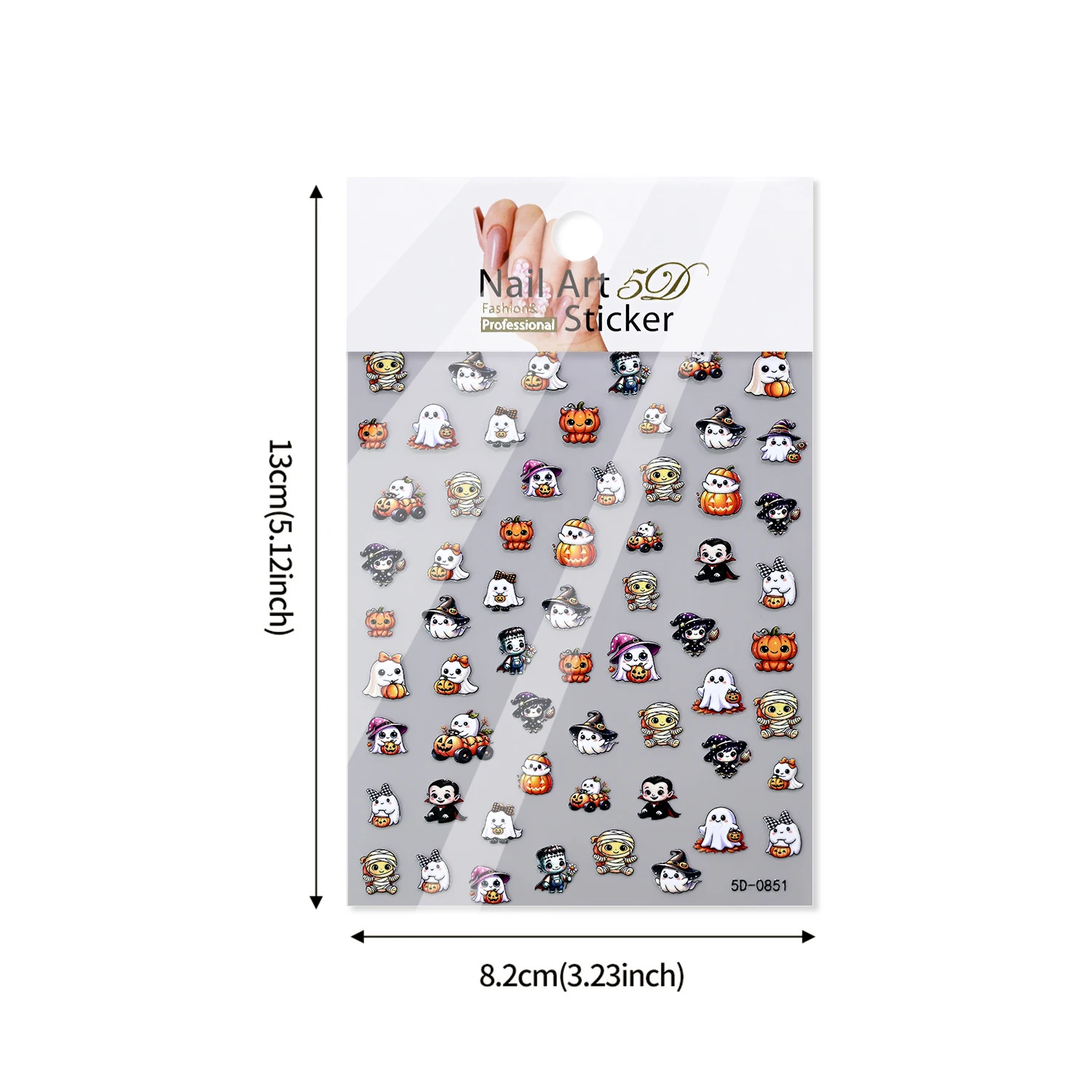 1pcs Halloween Mummy Ghost Nai - đánh giá và giá Nail Art Vampire