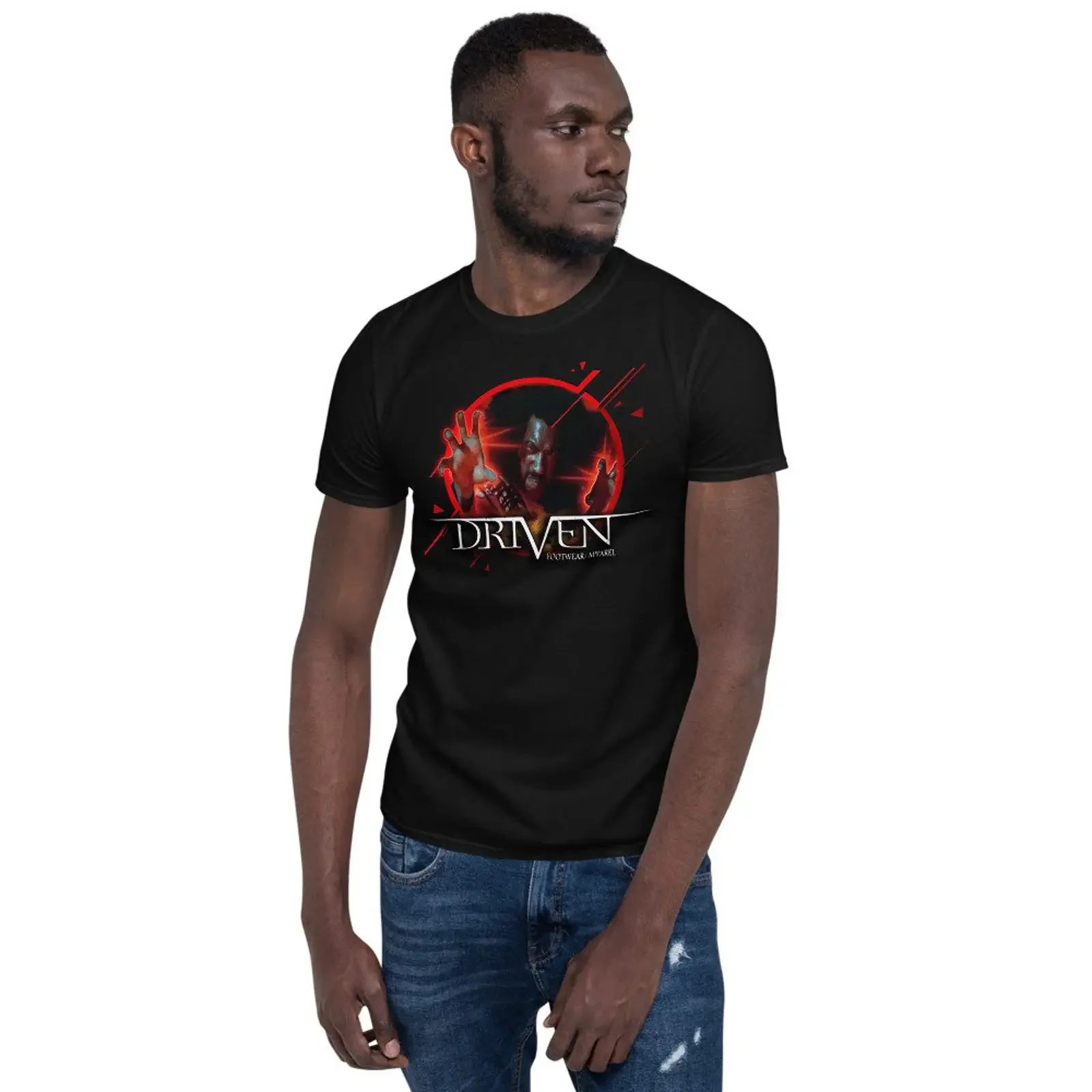 Driven Footwear Sho nuff  T Shirt vintage Washed Comfortable Stretched homme fashion Versatile graphic streetwear