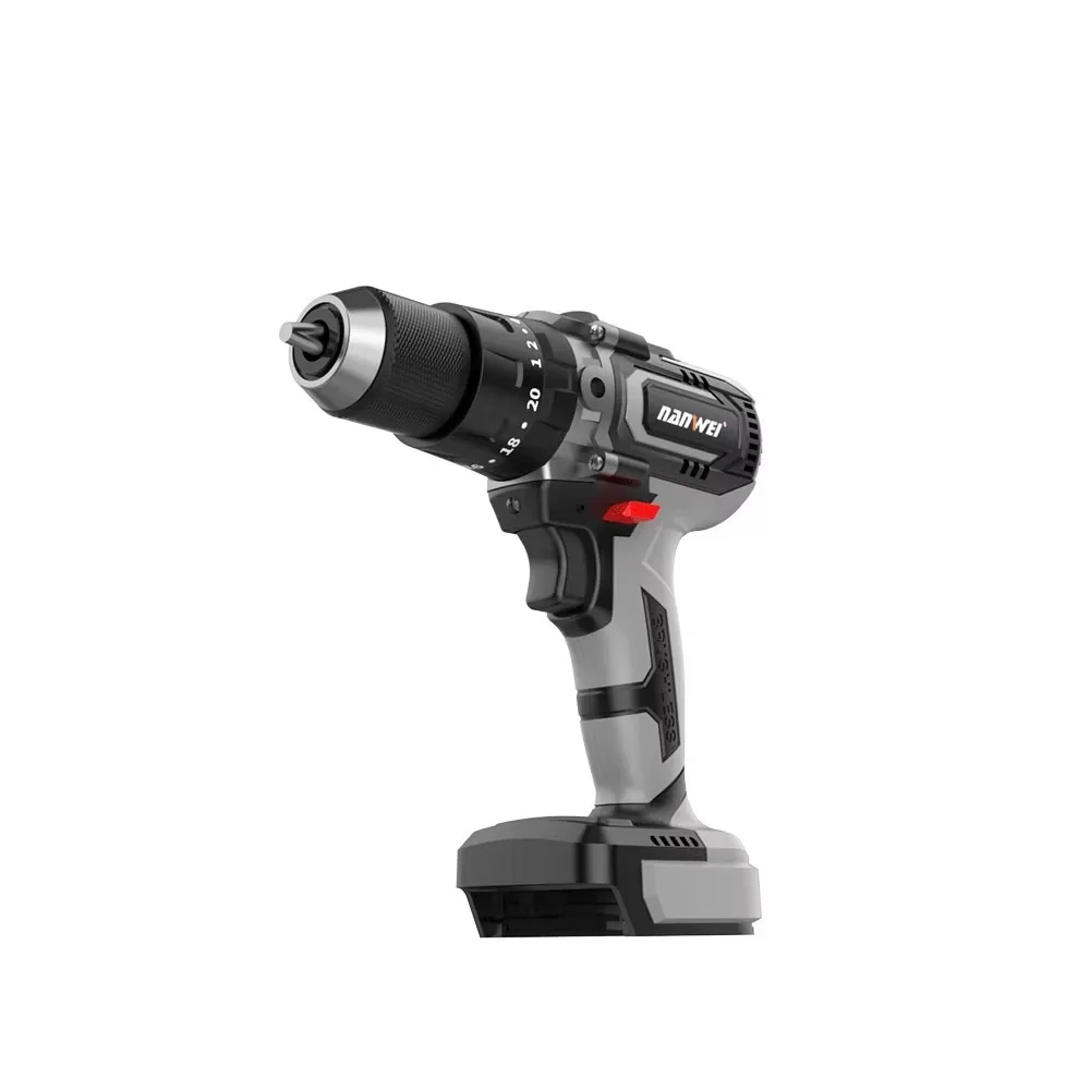 1/2 Inch Brushless Combi Drill Set Keyless Metal Chuck Wireless Electric Impact Cordless 13mm Customizable OEM