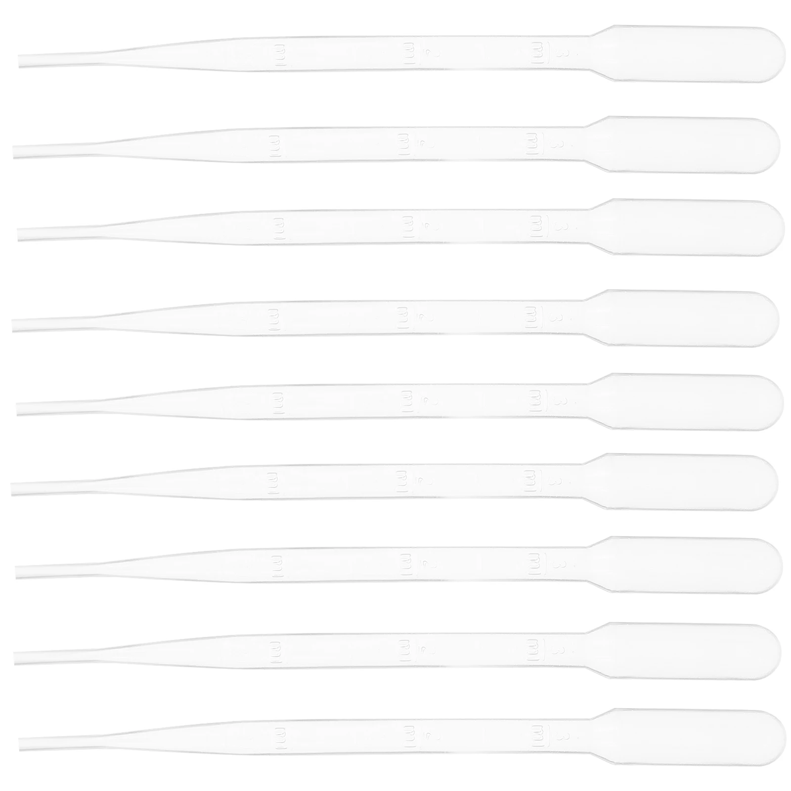 100pcs Clear Scale Dropper 3ML Plastic Pipette Laboratory Droppers Essential Oil Tools Calibrated Handmade Craft