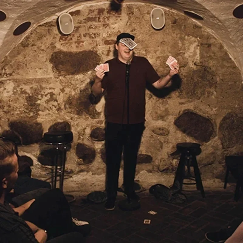 Mortenn's جامبو بطاقة خدعة الساحر المرحلة عن قرب الخدع السحرية أوهام الحيل Mentalism كوميديا بطاقة التنبؤ ماجيا الدعائم