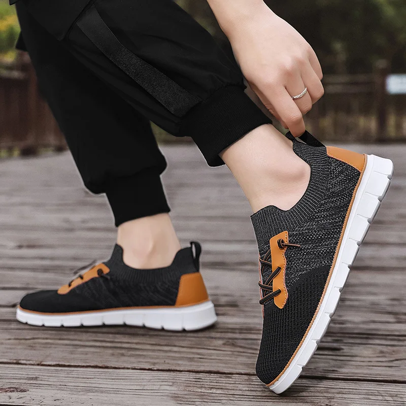 

Men's High-quality Casual Original Sneakers Summer Men's Tennis Breathable Flat Bottomed Lightweight Trendy Walking Mesh Shoes