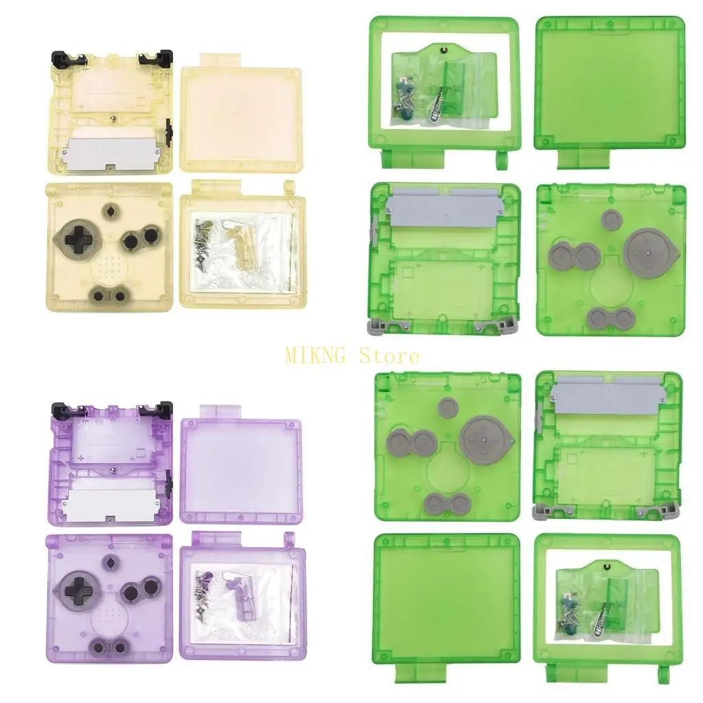 Replacement Transparent Clear Housing Shells Cases Repair Parts for Gameboy Advance Console best sale