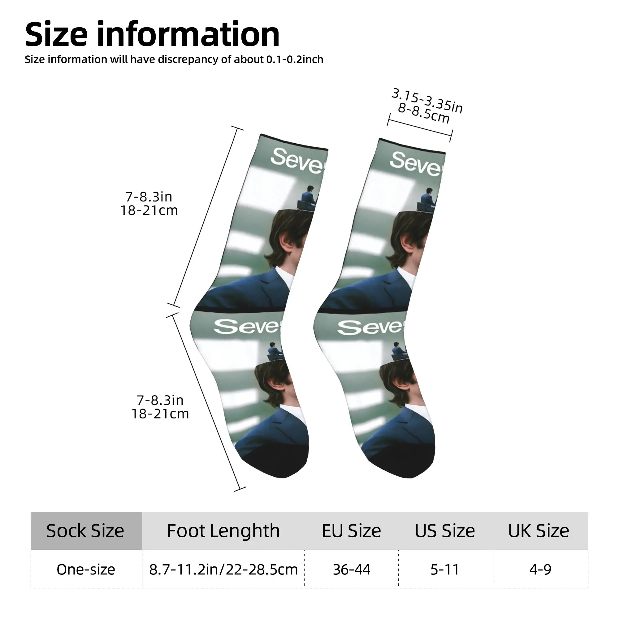 lumon indústrias severance tv meias moda meias unissex homens meias respiráveis primavera correndo padrão anti suor