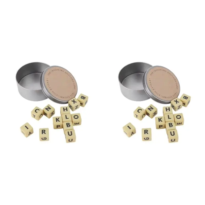 

СПЕЦИАЛЬНОЕ ПРЕДЛОЖЕНИЕ: 2X Многофункциональная портативная игра-крестик-кресис с кубиками и буквами для путешествий, игра на составление слов, кроссворд-головоломка A