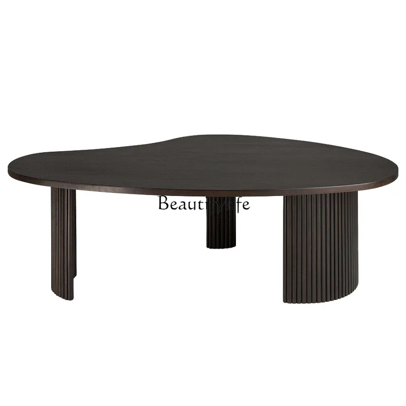 

ls 51 Living room Italian French minimalist special-shaped coffee table premium light luxury style