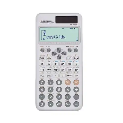 417 Functions Engineering Scientific Calculator 2-Line ABS Math Calculators Multifunction Standard School Office Supplies