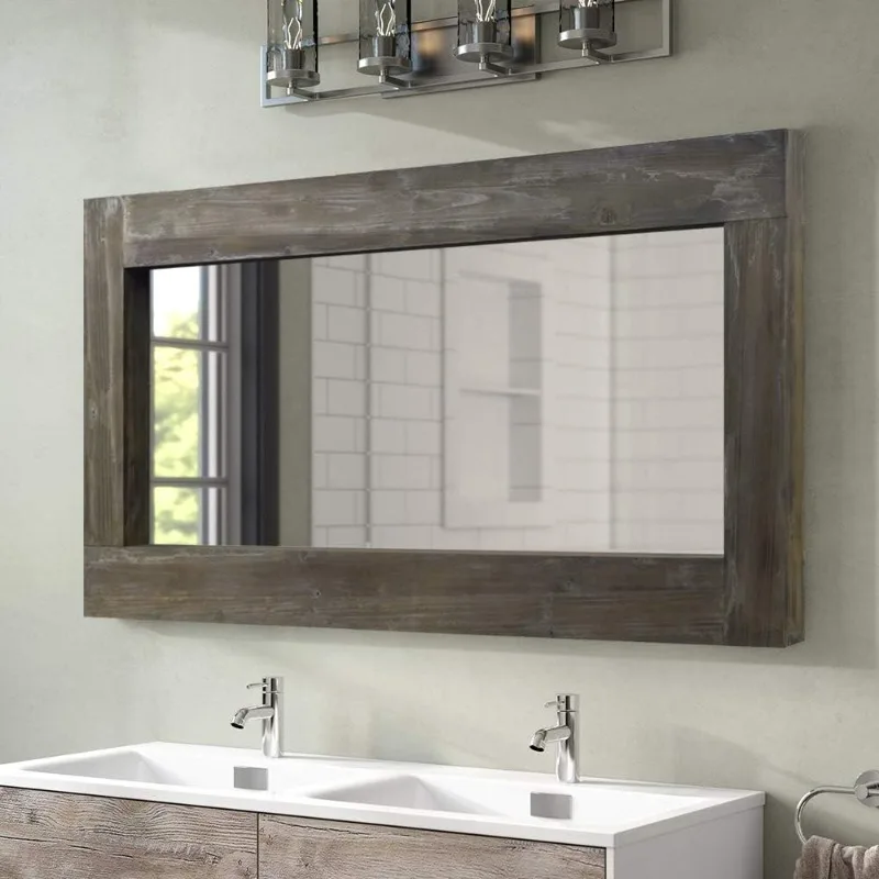 Full Length Mirror Floor Mirror Oil Rubbed Bronze Frame, Hanging Vertically or Horizontally or Leaning Against Wall, Large